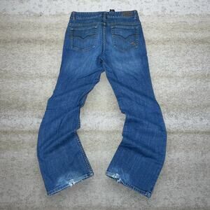 Vintage Y2K Harley Davidson Jeans Womens 6 Bootcut Flared Fit Medium Wash